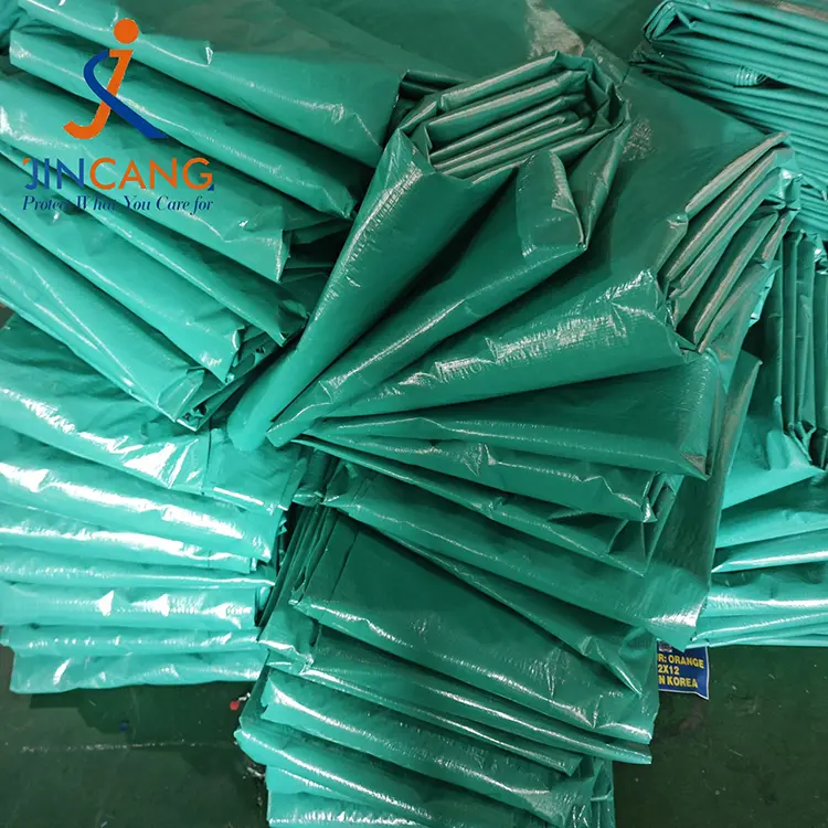 120gsm tarpaulin perak hijau