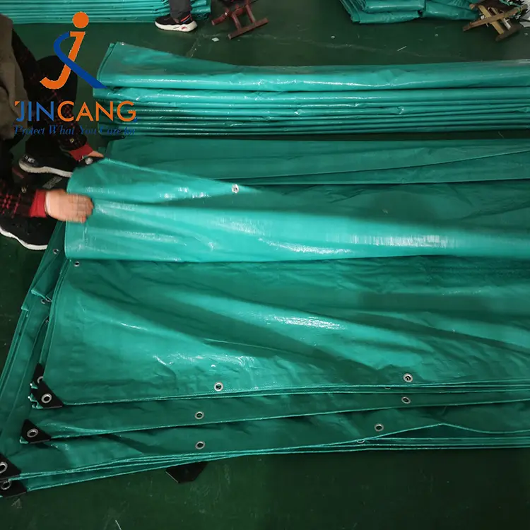 120gsm tarpaulin perak hijau