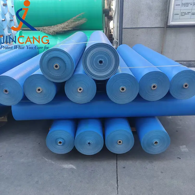 160g biru pe tarpaulin roll