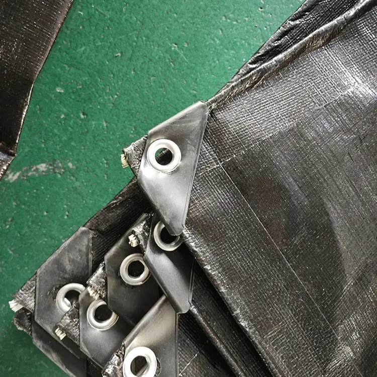 Hitam 200gsm pe tarpaulin